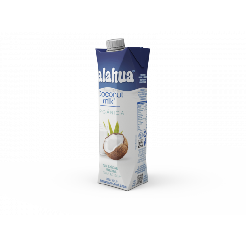 Coconut Milk Orgánica Calahua Bebida con 10% Pulpa de Coco / Caja de 6 piezas