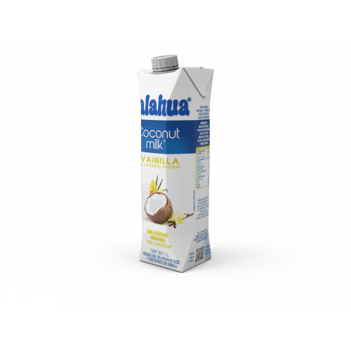 Coconut Milk Vainilla Calahua Alimento Líquido Calahua de Coco & Vainilla sin azúcar ni lactosa 1lt