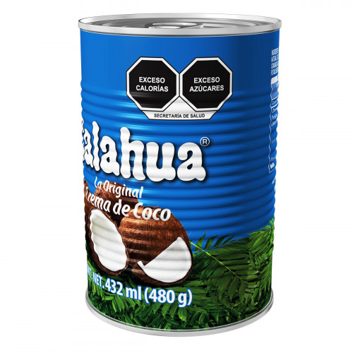 La Original Crema de Coco Calahua lata 480 gramos / Charola de 24 latas