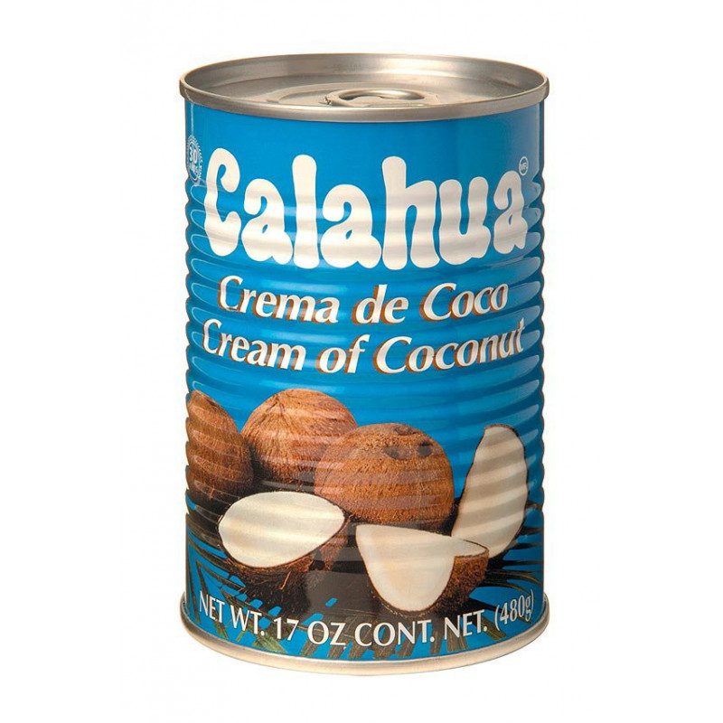 La Original Crema de Coco Calahua lata 480 gramos / Charola de 24 latas