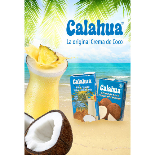 Piña Colada Calahua Lata 380 mililitros charola 24 piezas