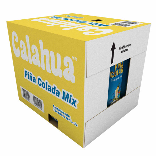 Piña Colada Calahua Lata 380 mililitros charola 24 piezas