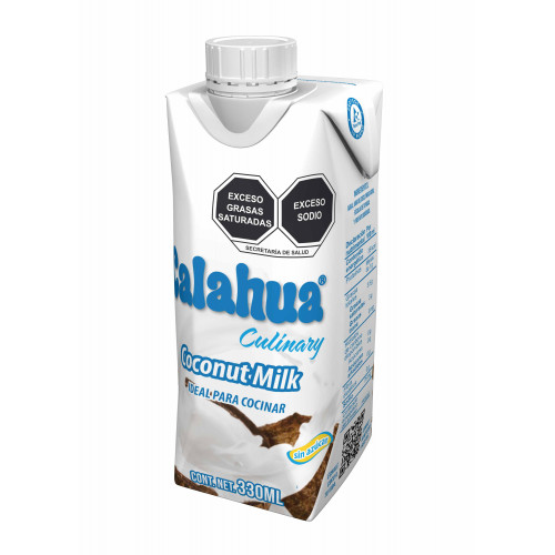 Coconut Milk Culinary Calahua Alimento Líquido Culinario sin ázucar ni lactosa 330 ml