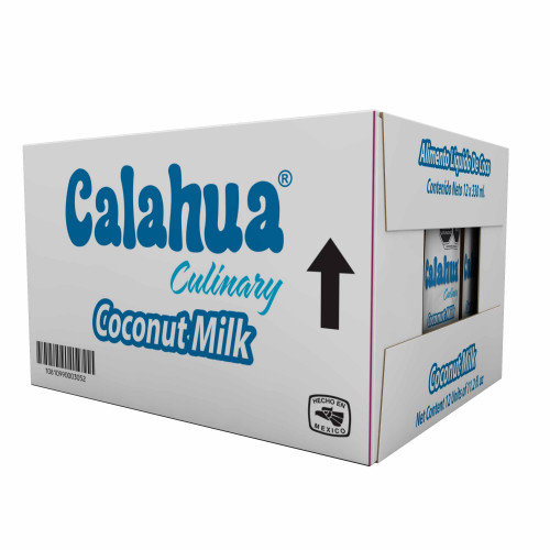 Coconut Milk Culinary Calahua Alimento Líquido Culinario sin ázucar ni lactosa 330 ml