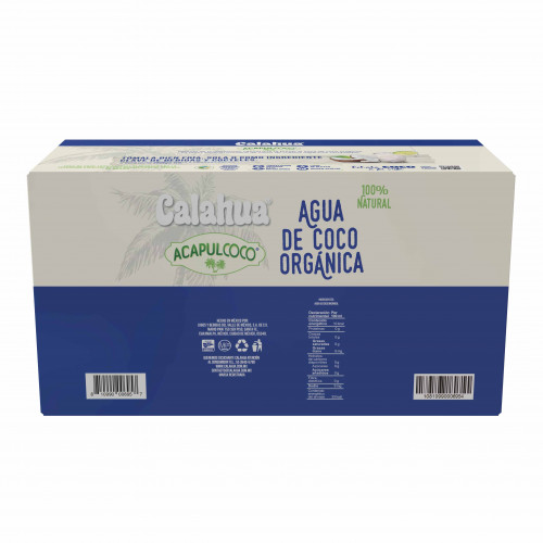 Agua de Coco Orgánica Acapulcoco Calahua 330 ml