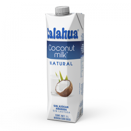 Bebida con Coco Coconut Milk° Natural Calahua Sin Azúcar Añadida y Sin  Lactosa