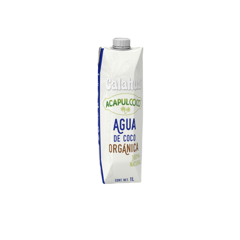 Agua de Coco Orgánica Acapulcoco Calahua 1lt