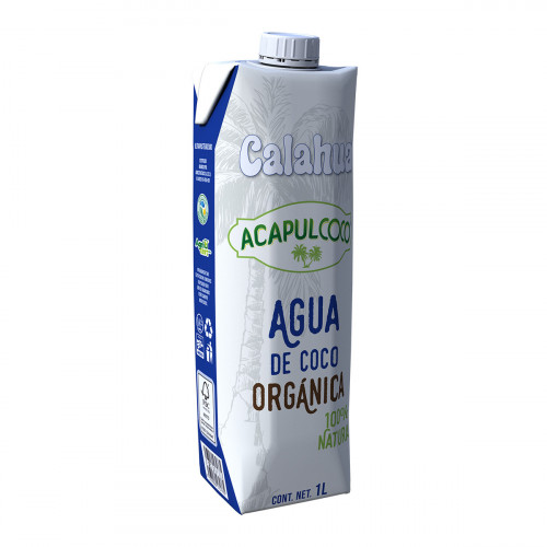 Agua de Coco Orgánica Acapulcoco Calahua 1lt