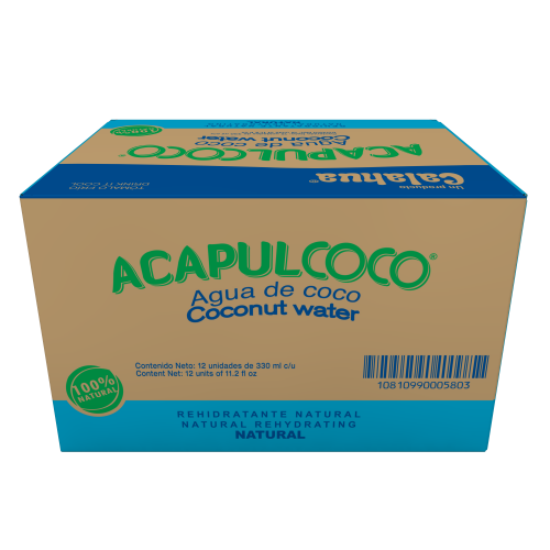 Agua de Coco Natural Acapulcoco Calahua 500 ml