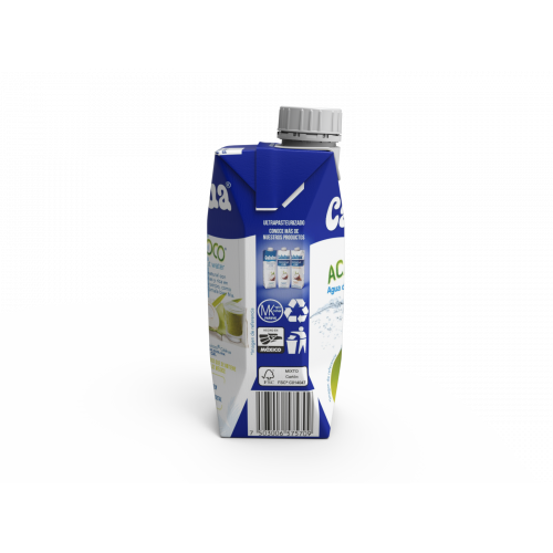 Agua de Coco Natural Acapulcoco Calahua 330 ml / Caja de 12 piezas