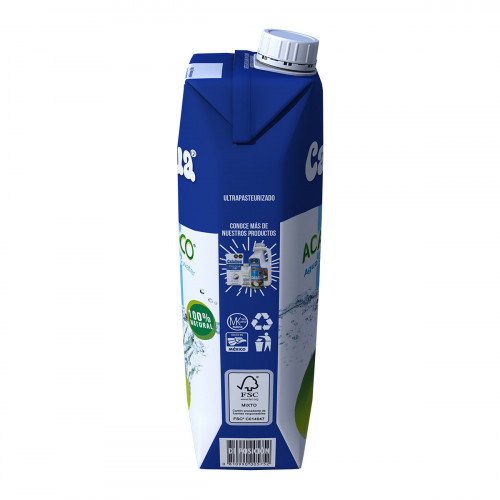 Agua de Coco Natural Acapulcoco Calahua 1lt / Caja de 12 piezas