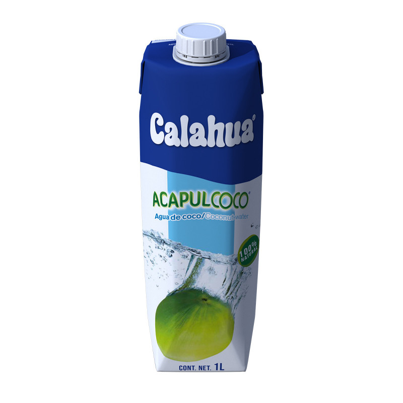 Agua de Coco Natural Acapulcoco Calahua 1lt